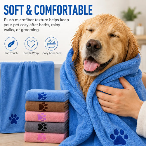 Absorbent Dog Bath Towel